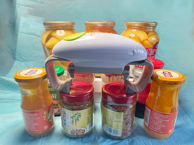 Electric Jar Opener, Automatic jar opener, Jar Opener for seniors with arthritis, Electric Jar Openers for Seniors, Automatic Jar Opener for seniors with arthritis (High configuration version)