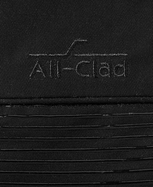 All-Clad Silicone Oven Mitts: Heat Resistant up to 500 Degrees - 100% Cotton & Silicone, 14"x7" Oven Mitt for Kitchen and Barbecue, 2-Pack, Black