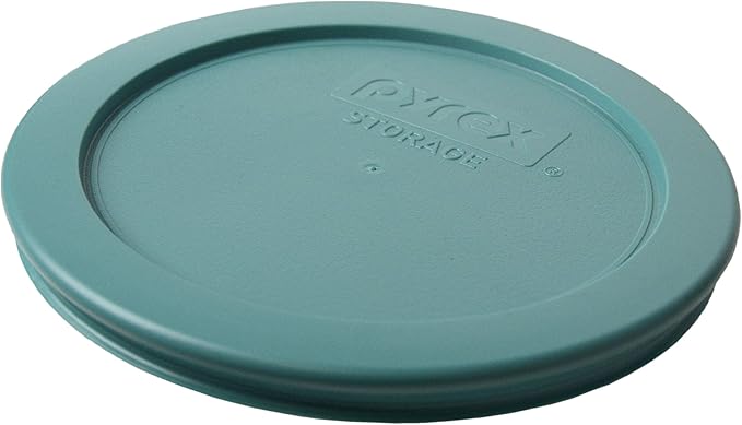 Pyrex 7200-PC 2-Cup Turquoise Food Storage Replacement Lid - Made in USA