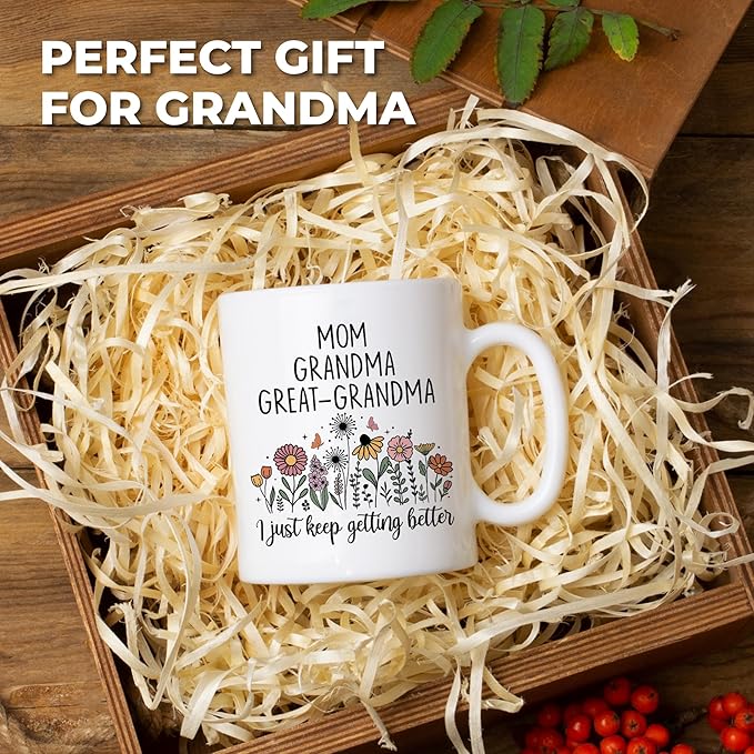 Christmas Gifts For Great Grandma, Promoted To Great Grandmax Mug, Great Grandmothers Pregnancy Announcement, Mothers Day Present For Great Grandmas, Great Grandmother Gifts