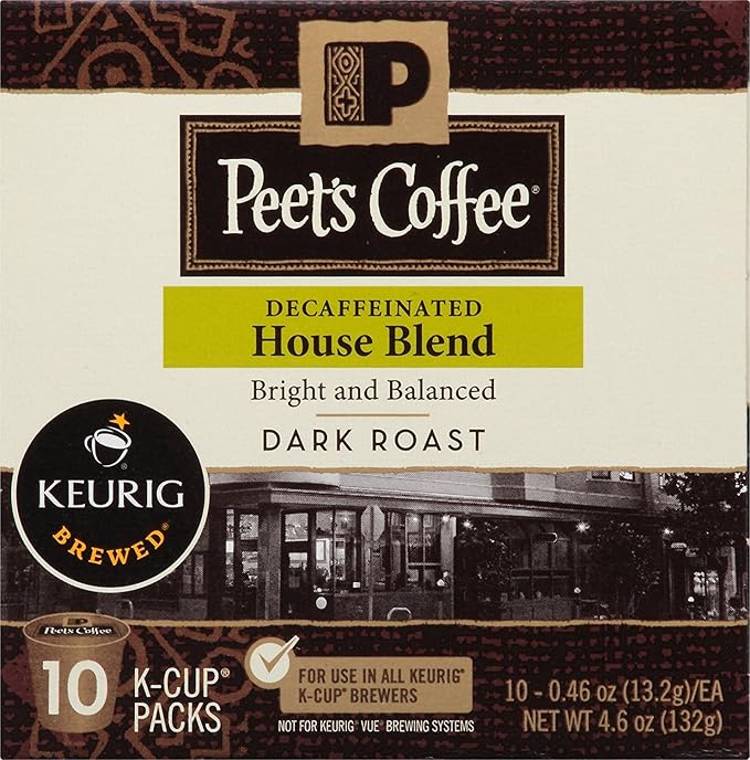Peet’s House Blend Decaf 120 Single Cups