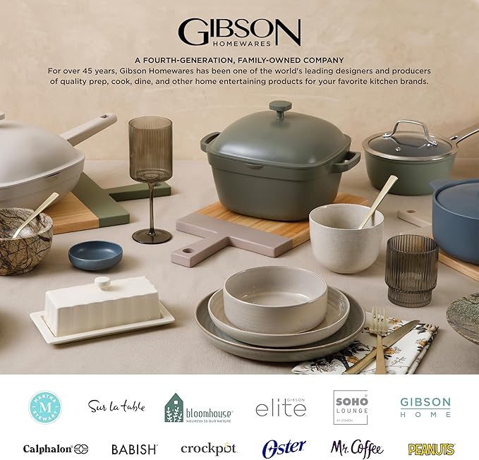 Gibson Home Oslo Porcelain Chip and Scratch Resistant Dinnerware Set, Service for 4 (16pcs), Ceramic Plates and Bowls Dishes Sets, White - Microwave and Dishwasher Safe