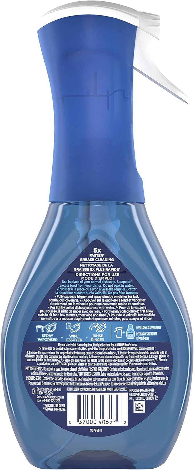 Dawn Platinum Powerwash Dish Spray, Dish Soap, Citrus Scent, 16oz