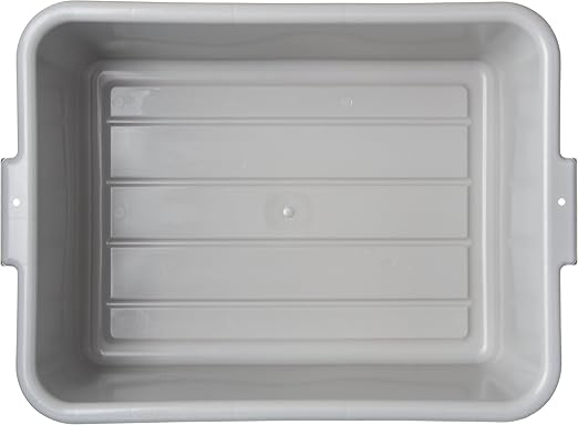 Carlisle FoodService Products 44011SKD23 Comfort Curve Bus Box/Utility Box, 7" Deep, Gray (Pack of 240)