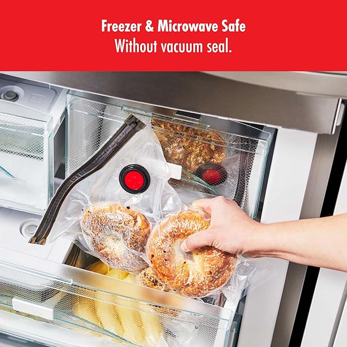 ZWILLING Fresh & Save 30-pc Assorted Sizes Vacuum Sealer Bags, Reusable Sous Vide Bags