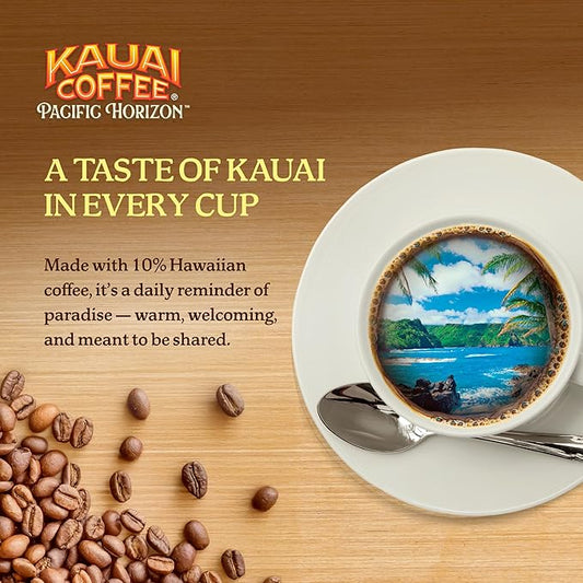 Kauai Coffee Espresso Pods Compatible with Nespresso Original Coffee Makers – 10% Hawaiian Arabica Coffee – Medium & Dark Roast Variety Pack – Poipu Beach and Wailua Falls, 4 Packs of 10 Espresso Pods