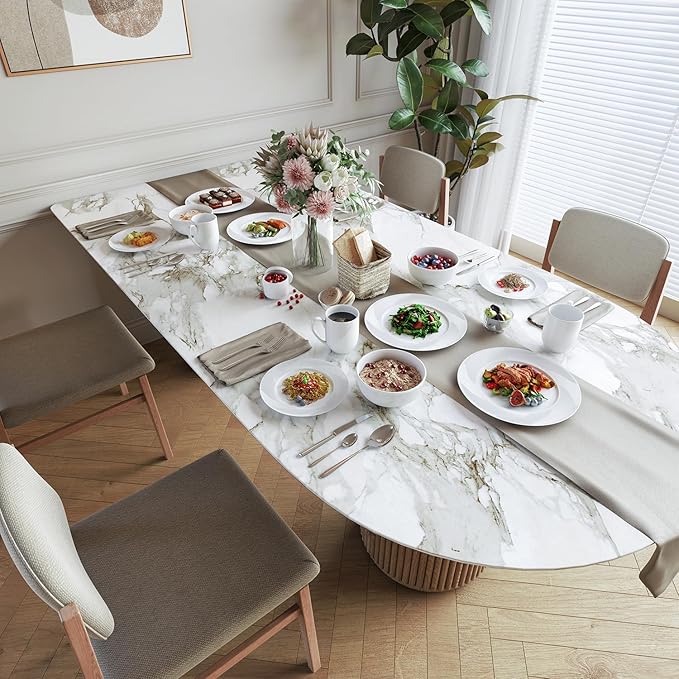 Yoshy Bone China Dinnerware with Lightweight Durable Chip Resistant Design Service for 4 (16 Piece - Service for 4, Rhythmlight)