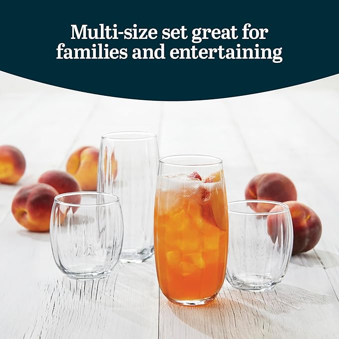 Libbey Samba 16-piece Drinkware Glass Set
