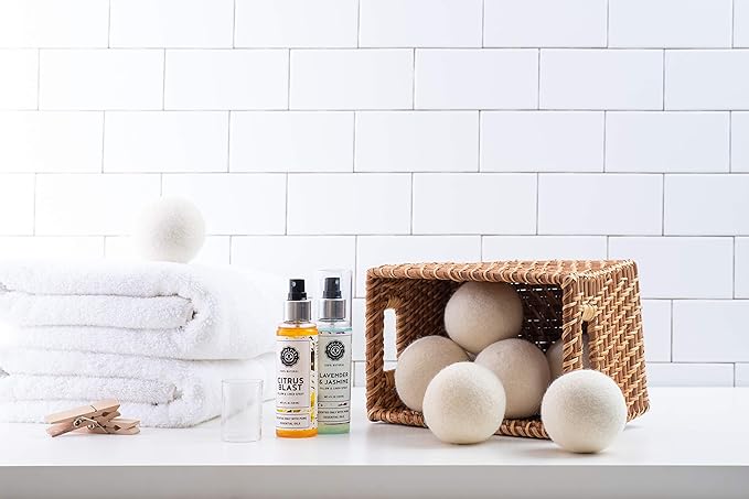 Wool Dryer Balls for use as Natural Fabric Softener