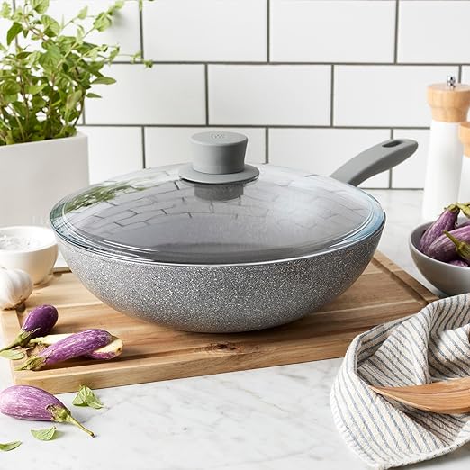 ZWILLING Parma Plus 11-inch Aluminum Nonstick Wok with Lid