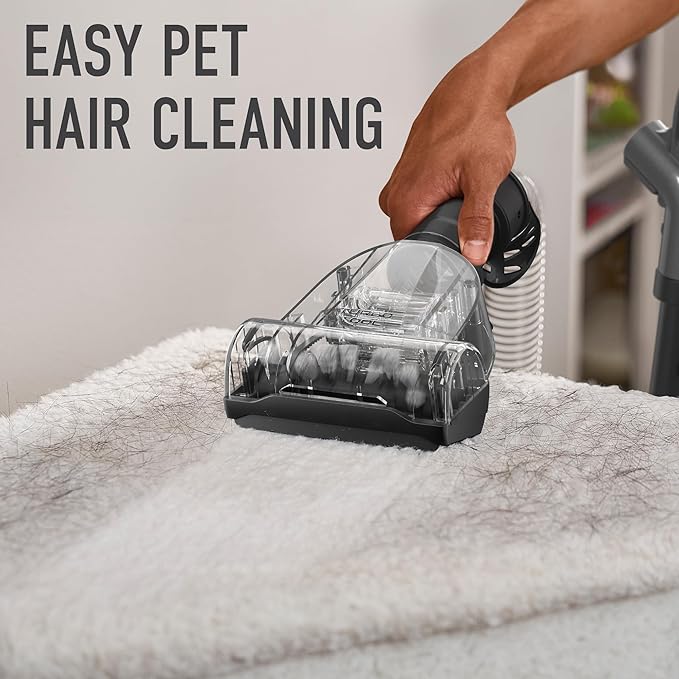 Hoover Rewind Pet Upright Bagless Vacuum Cleaner for Carpet and Hard Floors, Automatic Cord Rewind, Above Floor Cleaning Corded Vacuum Cleaners for Home Use