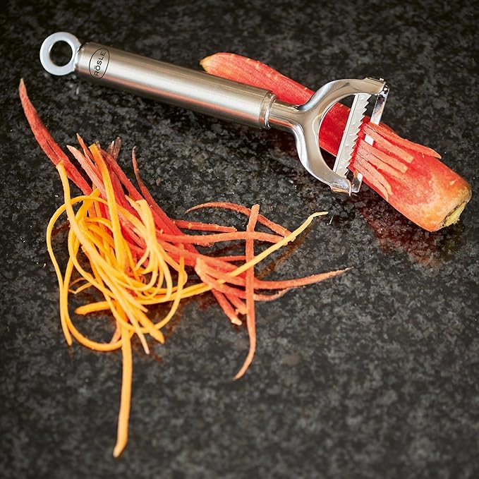 Rosle Stainless Steel Julienne Peeler, 6.7-inch