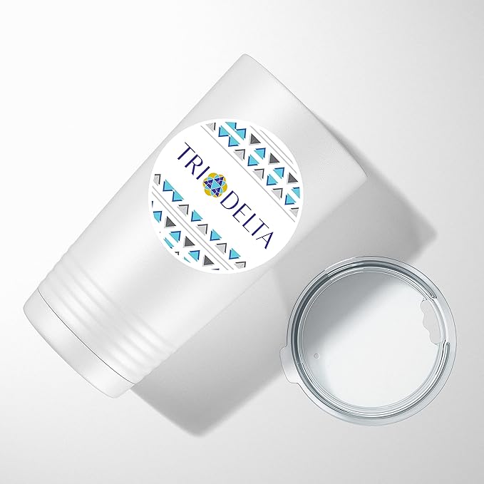 Sorority Stainless Steel Tumbler - 20oz - Ringed Base (#5)