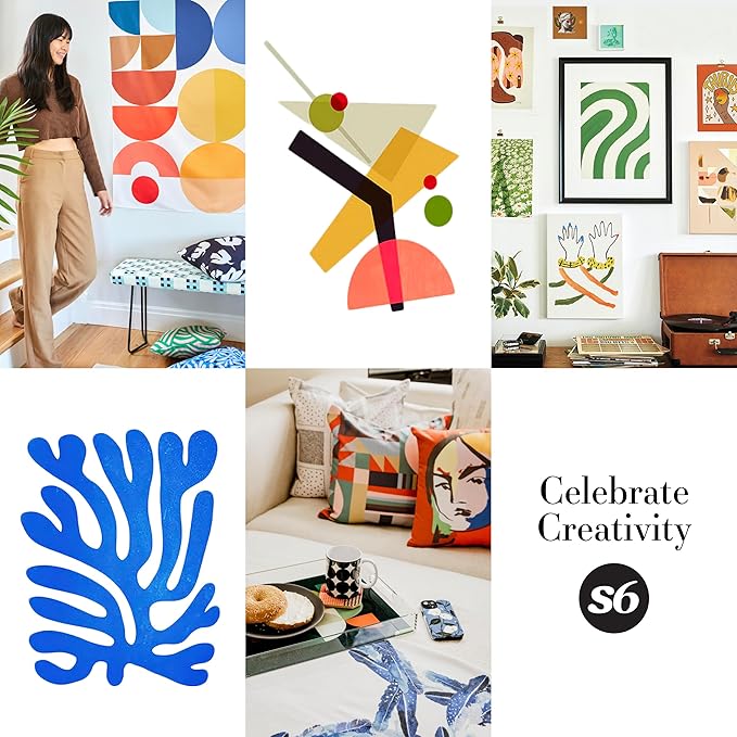 Society6 Bamboo Cutting Board- Kitchen Decor by Burcu Korkmazyurek - Unique Cutting Boards for Kitchen, 11.5" x 11.5" x 0.5", Magical Garden V