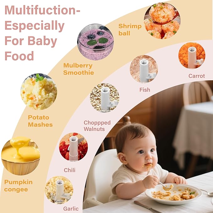 Manual Food Processor Vegetable Chopper, Portable Hand Pull String Garlic Mincer Onion Cutter for Veggies, Suitable for Vegetables, Ginger, Garlic, Fruits, Onion, Potato, Salad (Pink 500 ml)