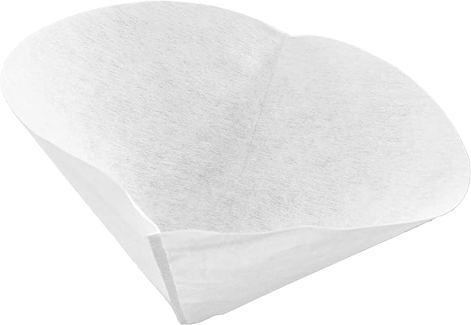 (100 Pack) Commercial 10" Deep Fryer Oil Filters, Maple Syrup Filters, Beeswax Filters, Grease Filter Cones, Best For Restaurants, Cafes, Food Trucks, Hotels