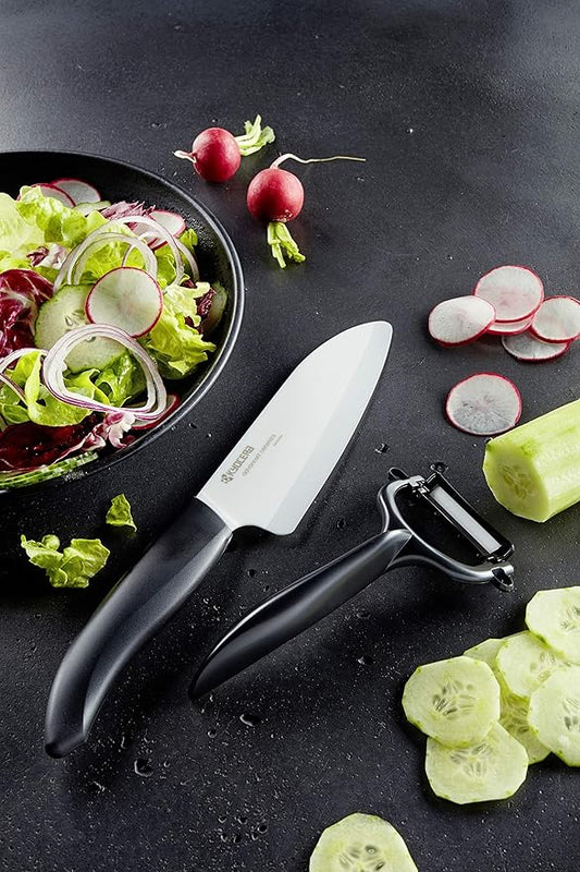 Kyocera Ceramic Horizontal Y Peeler, Green