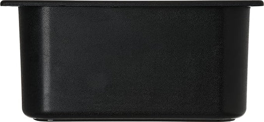 Carlisle FoodService Products CM110303 Coldmaster ABS Third-Size Divided Food Pan, 3.40 qt. Capacity, 12.68" x 6.89" x 6.01", Black