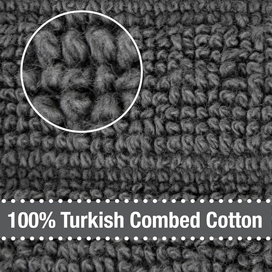All-Clad Solid Kitchen Towel: Highly Absorbent, Super Soft Long Lasting - 100% Cotton, 17"x30" Tea Towel for Cleaning & Drying Dishes, Pans, Glassware, or Countertops, (1-Pack), Pewter
