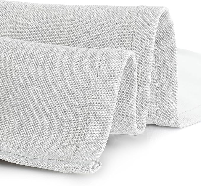 Gee Di Moda Rectangle Tablecloth - 60 x 126 Inch White Table Cloth for 8 Foot Rectangle Table - Heavy Duty Washable Fabric - for 8 Ft Buffet Table, Holiday Party, Dinner, Wedding & Baby Shower