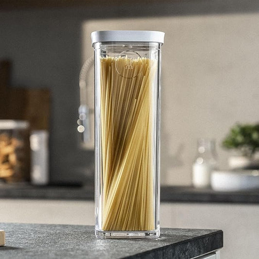 ZWILLING Fresh & Save Cube Boxes, Plastic, Airtight Dry Food Storage Container, Small X-Tall Cube, 4S Container, 1.8-qt