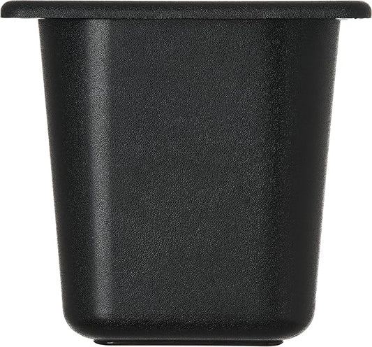 Carlisle CM110403 Coldmaster ABS Sixth-Size Food Pan, 6.84 x 6.25 x 5.91", Black
