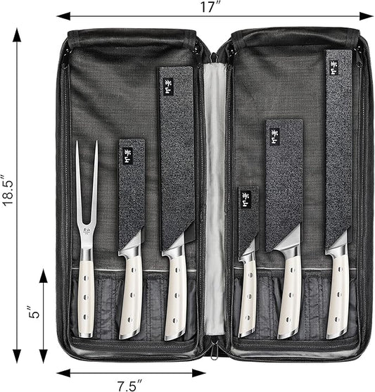 Cangshan S1 Series 7-Piece BBQ Knife Set, Forged German Steel, 1023718