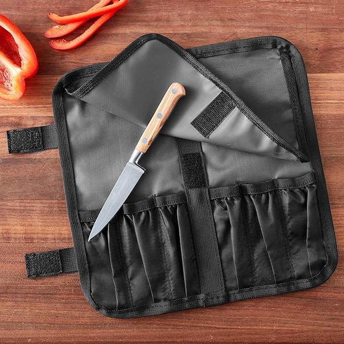 Mercer Culinary Plating Tool Roll, Black