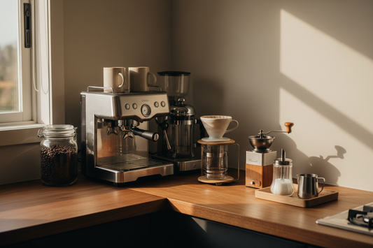 How to Build the Ultimate Coffee Station in a Small Kitchen