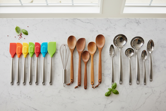 Silicone, Wood, or Stainless Steel? Choosing the Right Utensils