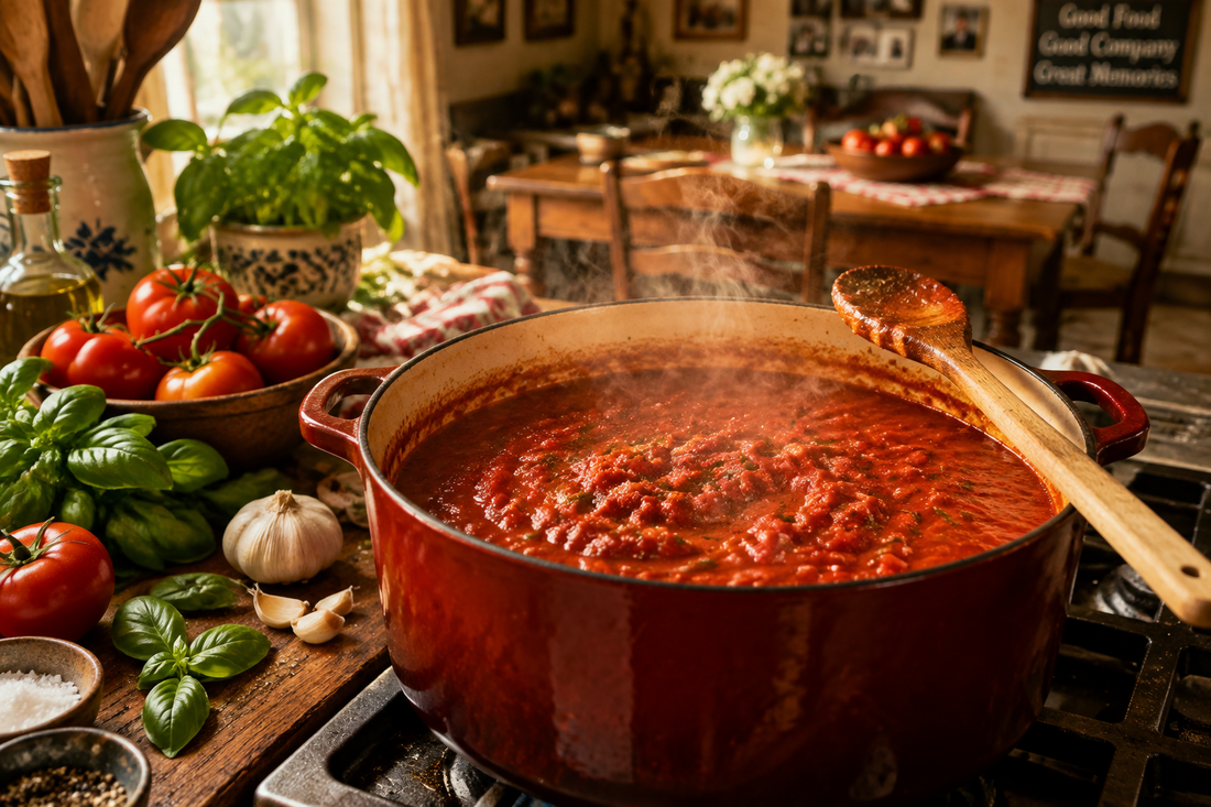 Sunday Sauce: How One Pot of Pasta Sauce Can Become a Family Tradition