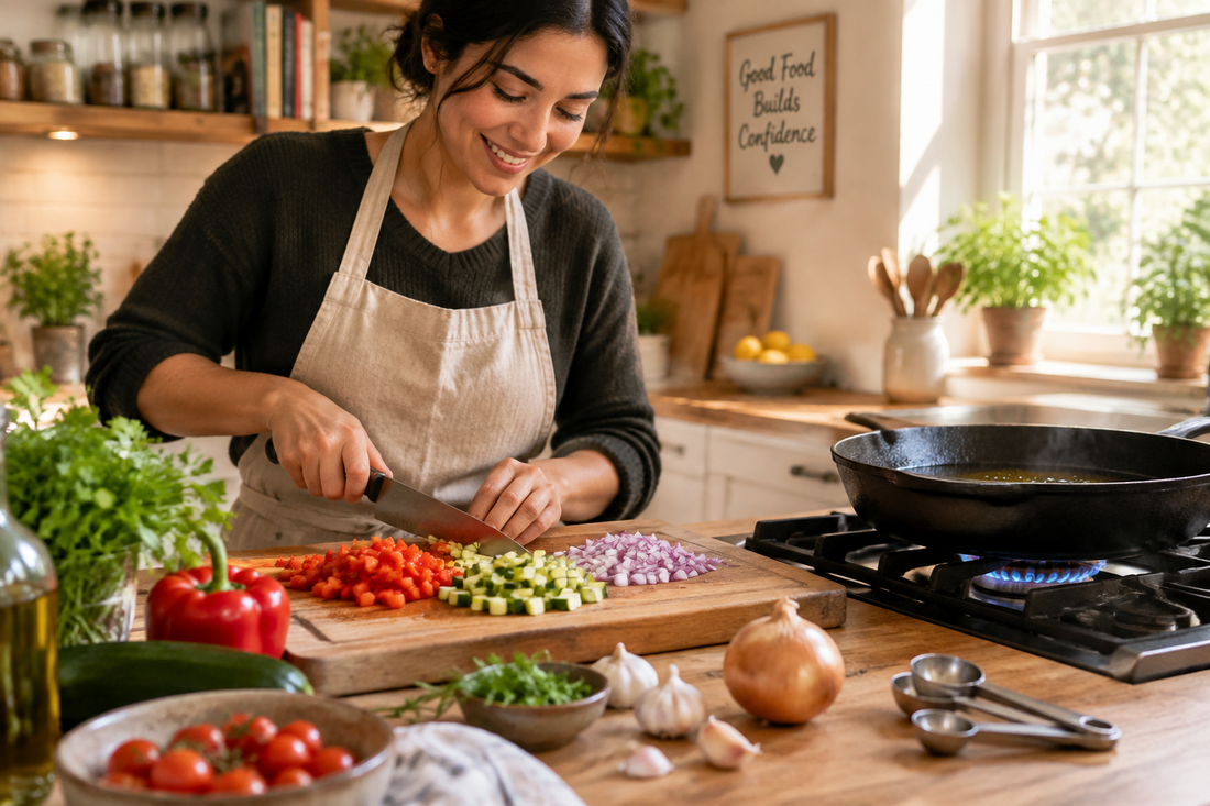 The Beginner Cook’s Kitchen: 10 Skills That Matter More Than Fancy Recipes
