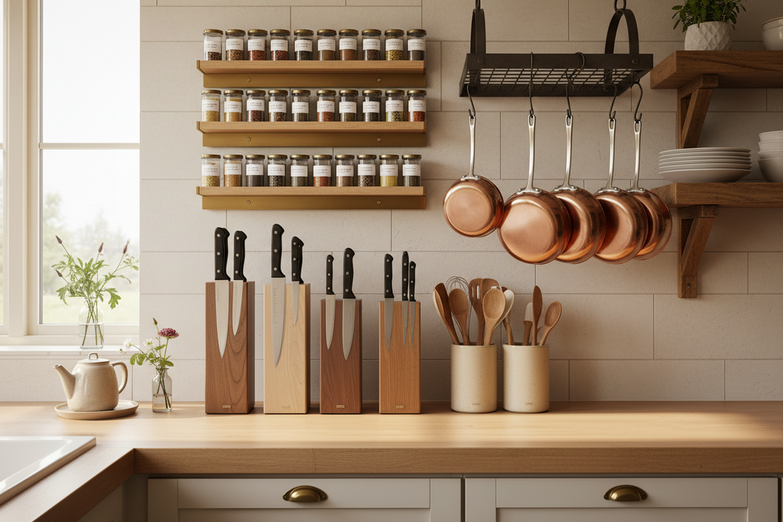 The Secret to a Clutter-Free Kitchen Counter: Vertical Storage Solutions