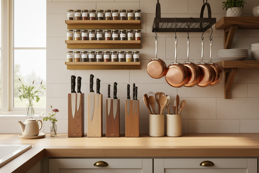 The Secret to a Clutter-Free Kitchen Counter: Vertical Storage Solutions