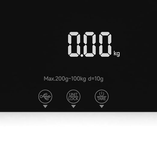 SIKE Medium-Small Veterinary Scale, Dog Scale (±10g) Accuracy, Max 220lbs, Digital Pet Scales and USB Recharging Cord Included, 27 x 13 inch Tempered Glass Platform with Anti Slip Sticker