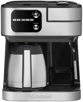 Cuisinart Coffeemaker, Coffee Center Barista Bar 4-In-1 Coffee Machine, Single-Serve Coffee, Espresso & Nespresso Capsule Compatible, 12-Cup Thermal Carafe, Black, SS-4N1TNAS
