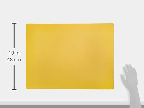 Winco CBYL-1824 Cutting Board, 18-Inch by 24-Inch by 1/2-Inch, Yellow