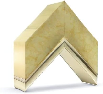 Contemporary Gold 85" Premiere Deco TV Frame - Compatible ONLY with Samsung The Frame TV and Pro TVs (Fits 2021-2025, LS03A, LS03B,LS03C,LS03D,LS03FA,LS03FW)