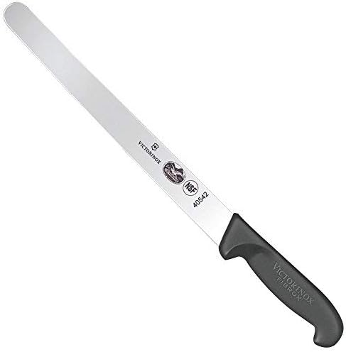 Victorinox Fibrox 10-Inch Slicing Knife with Round Tip and Black Handle