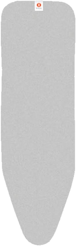 Brabantia Size B (49 x 15 inches) Replacement Ironing Board Cover with Durable Foam Layer (Metallized) Easy-Fit, 100% Cotton