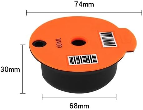 Reusable Coffee Capsules 60ml Expresso Pod Filter For Bos2ch Tassim0oo Tas Maker Compatibility Models For TAS1003GB TAS1401GB Vivy CTPM05UC