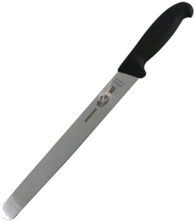 Victorinox Fibrox 10-Inch Slicing Knife with Round Tip and Black Handle