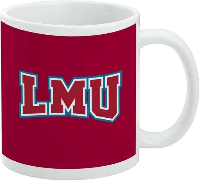 Loyola Marymount University Primary Logo Ceramic Coffee Mug, Novelty Gift Mugs for Coffee, Tea and Hot Drinks, 11oz, White