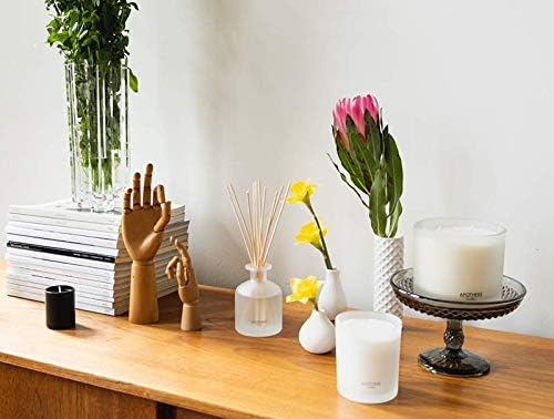 Apotheke Signature Scented Candles for Home, Sea Salt Grapefruit - 10.5 oz - Soy Wax, Non Toxic, Large Jar White - Luxury Candle Gifts for Women & Men - Pepper, Dew Drops, and Tarragon