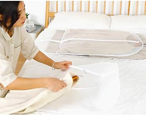 5 PCS Hanging Garment Bag,PEVA Garment Protector Covers with Semi-Clear,Metal zippers,Garment Covers for Suits,Dresses