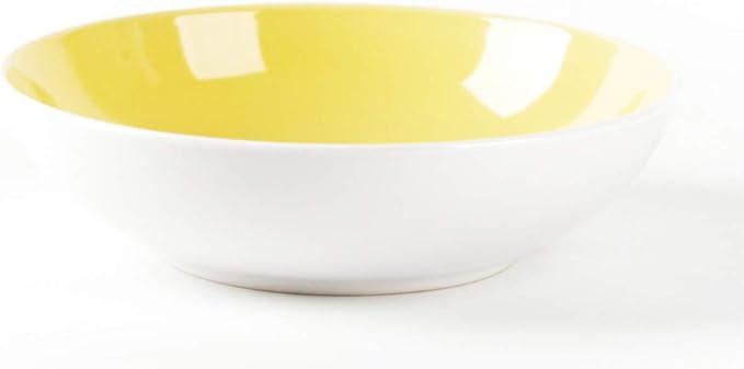 Stoneware Coupe Shape Soup/Pasta Bowl - 8 inch - Set of 6, Very Rose Assorted Colors