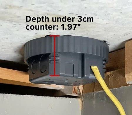 Lew Electric Pop Up Countertop Electrical Outlet, GFCI Receptacle (Dark Bronze)