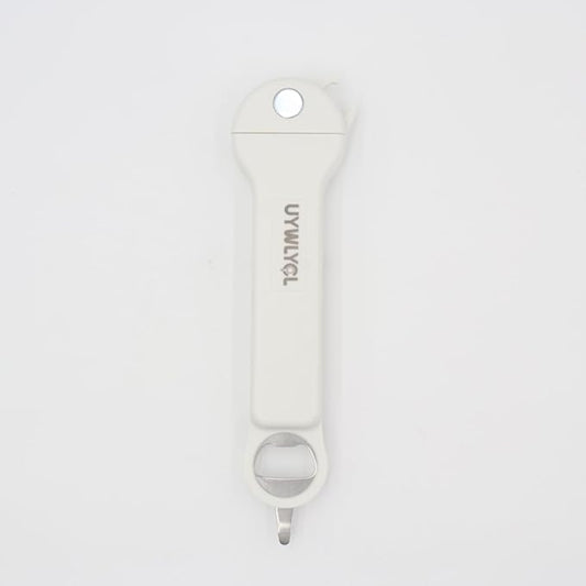 Jar Opener Bottle Opener and Lid Opener for Seniors with Arthritis, Weak Hands, Multi 7 in 1 Retractable Magnetic Can Opener, Original Kitchen Wine Opener Gadgets (Cyan)