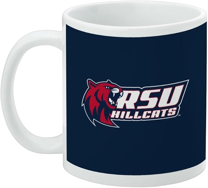 Rogers State University Primary Logo Ceramic Coffee Mug, Novelty Gift Mugs for Coffee, Tea and Hot Drinks, 11oz, White