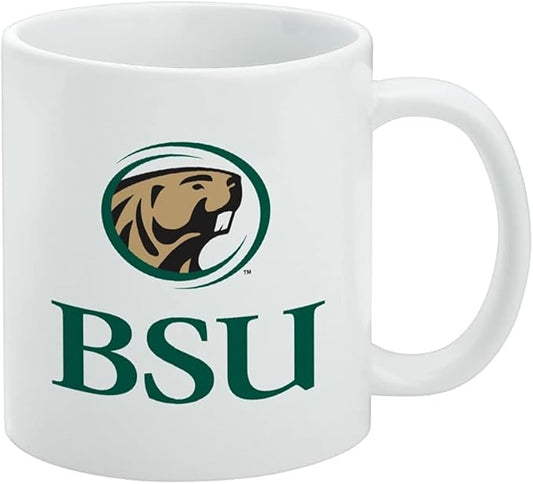 Bemidji State University Primary Logo Ceramic Coffee Mug, Novelty Gift Mugs for Coffee, Tea and Hot Drinks, 11oz, White